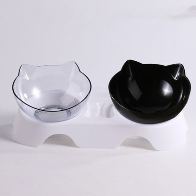 Automatic Drinking Feeder For Cats And Dogs Pet Products - 0 - CJ - Transparent Black - White Base - CJGY170032809IR