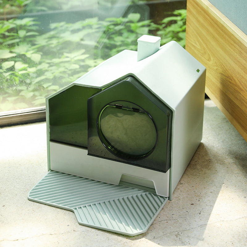 Fully Enclosed Household Anti - splash Drawer Type Odor - proof Cat Litter Box - 0 - CJ
