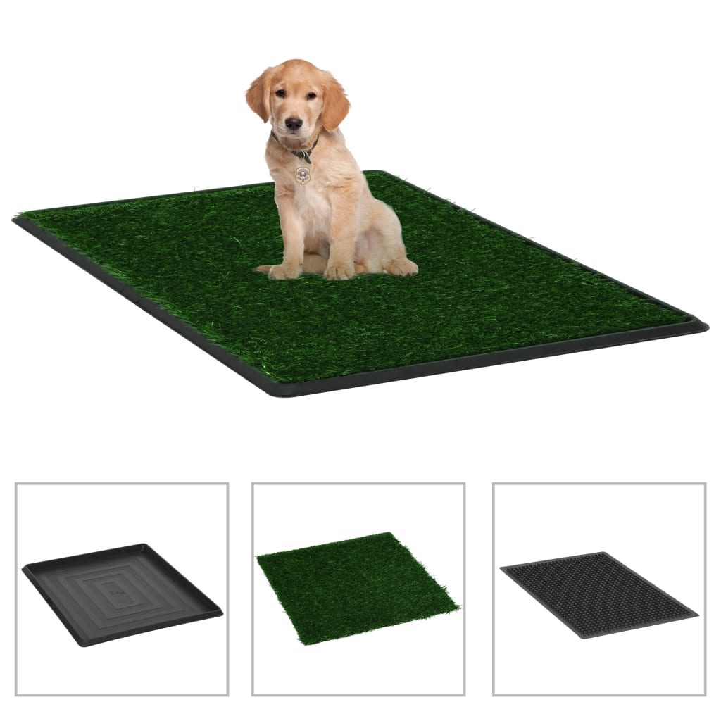 Pet Toilet with Tray & Artificial Grass 63x Toilet - 5 - CJ