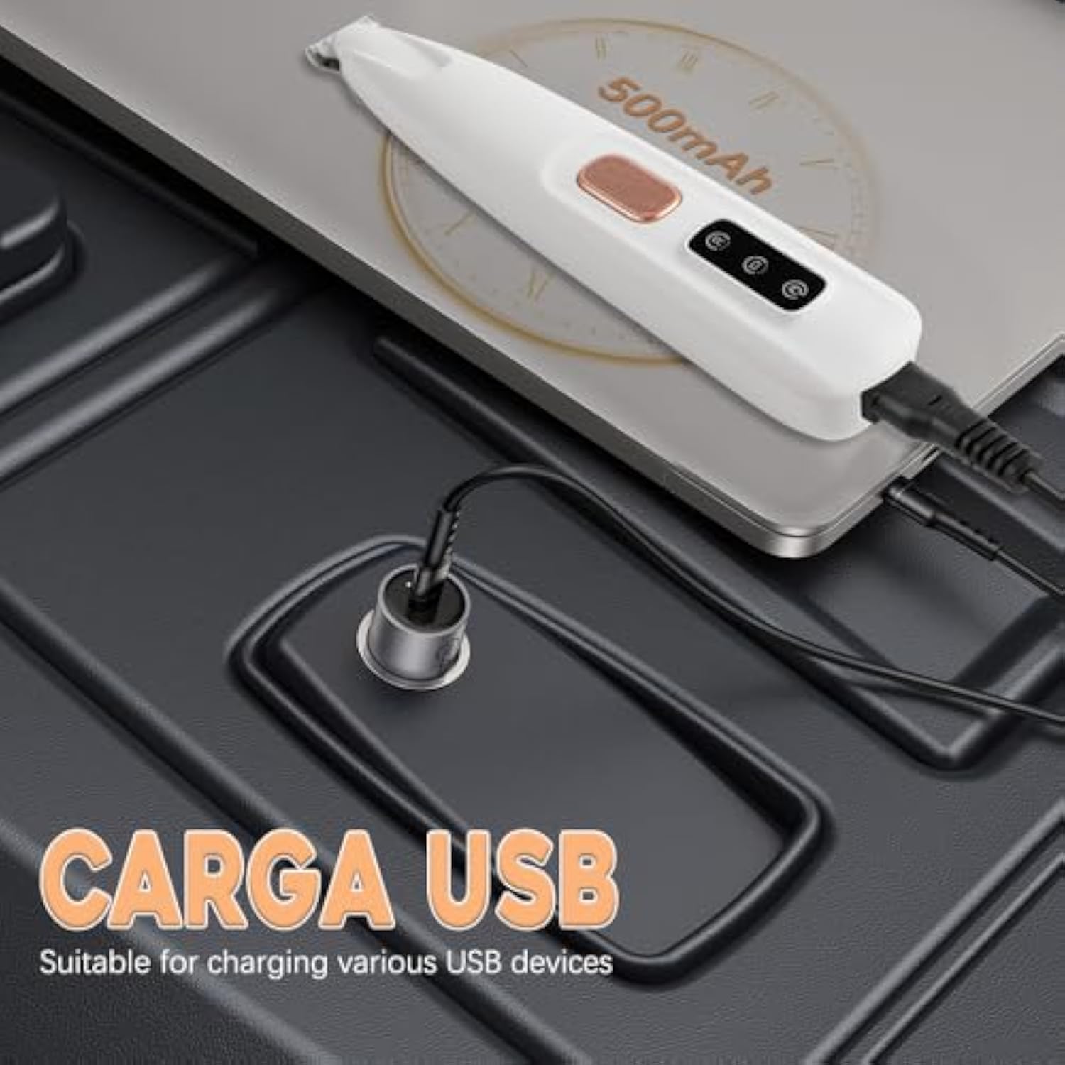 Dog Paw Trimmer Electric Dog Trimmer For Paws Pet Paws Trimmer With Led Light Rechargeable Low Noise Pet Trimmer Hair Clipper - 4 - CJ