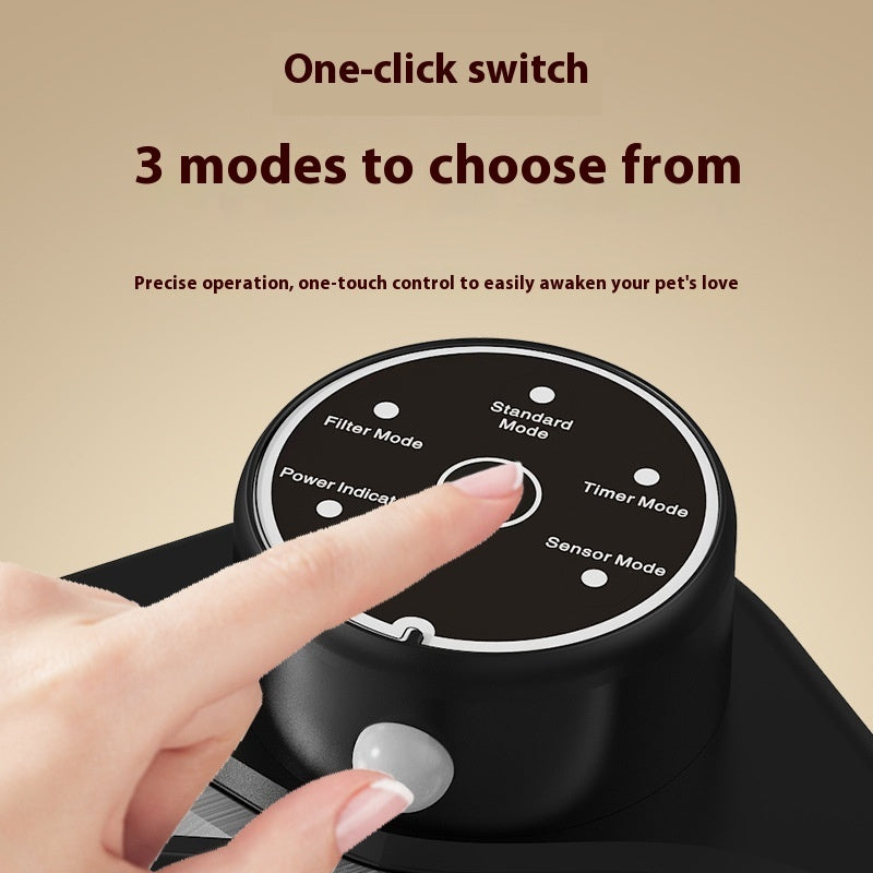 Stainless Steel Pet Water Dispenser Wireless Induction Automatic Water Outlet - 0 - CJ