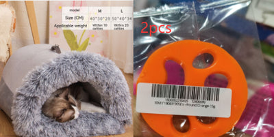 New Splice Portable Pet Nest Portable Autumn And Winter Warm Dog Nest Moisture - proof Long Fur Cat Nest Cross Border Pet Nest - 0 - CJ