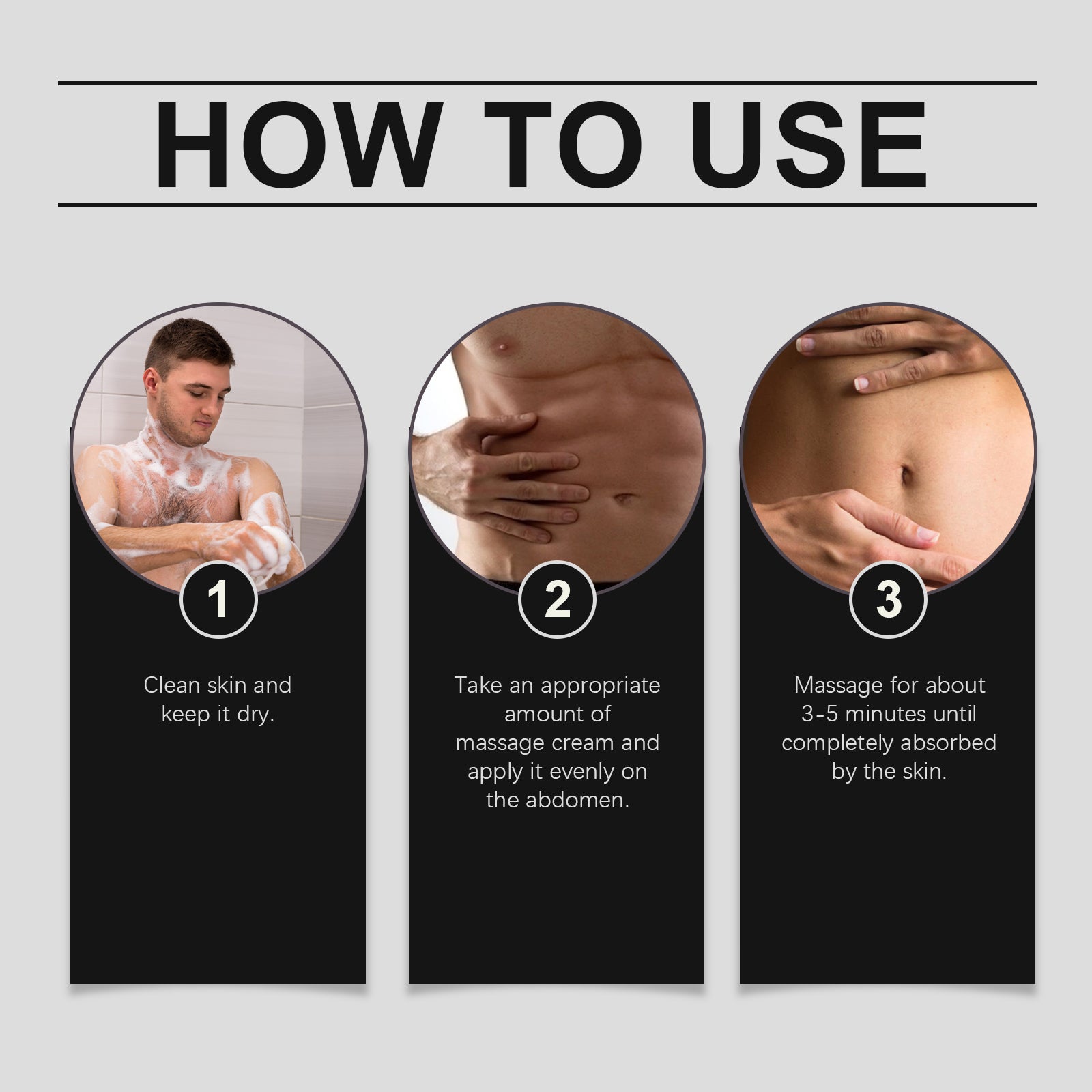 East Moon Abdominal Massage Cream Shape And Firming Men's Exercise To Help Improve Muscle Line - 5 - CJ