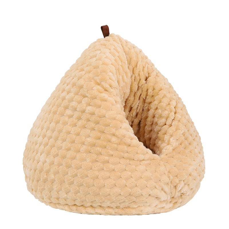 Creative Cartoon Thickened Warm Pet Bed For Winter - 0 - CJ