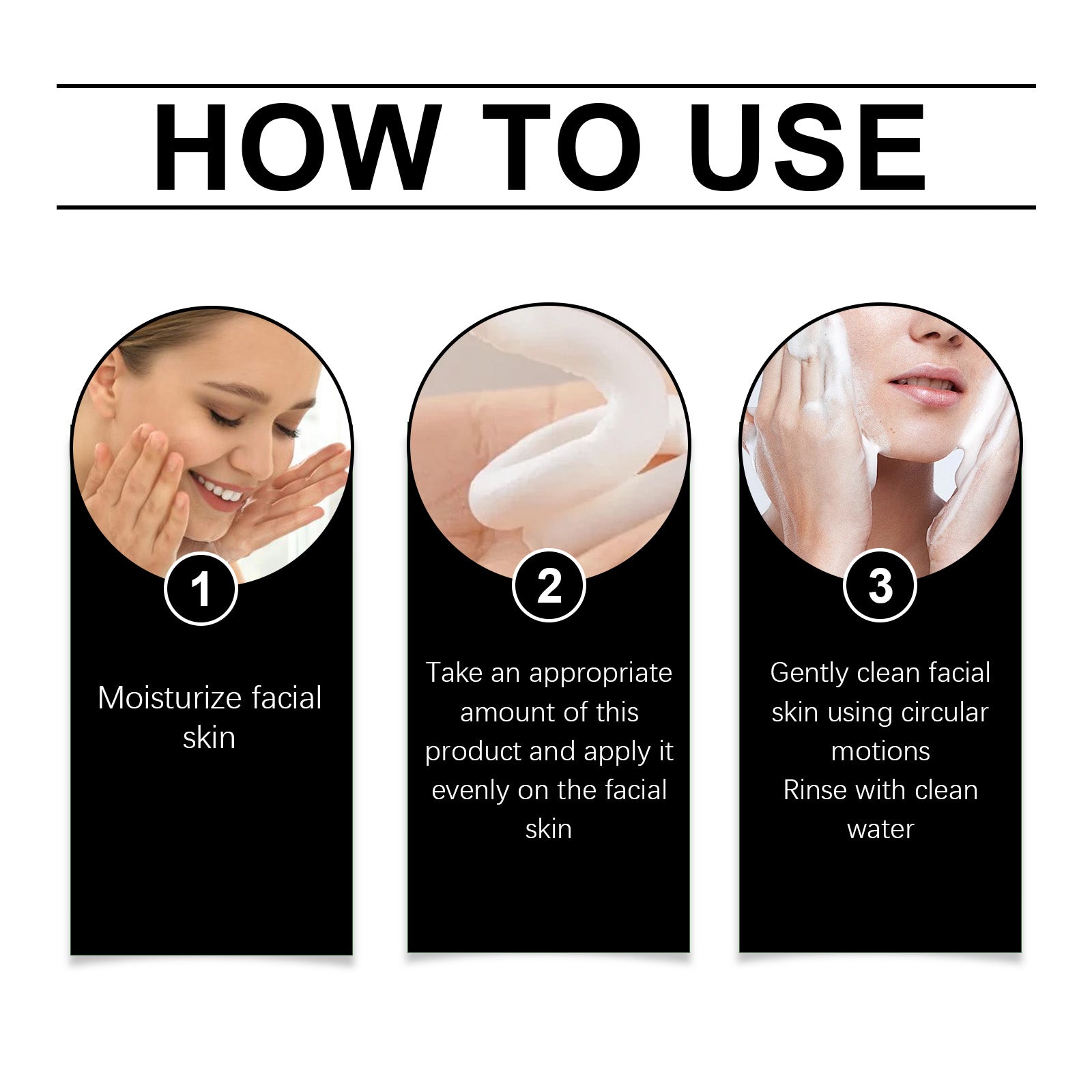 West&Month Facial Cleanser, Gentle Pore Cleanser, Exfoliating Moisturizer, Non-Tight, Hydrating And Tender Skin Cleanser