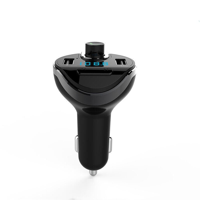 Car Bluetooth T20 Hands - free FM Transmitter MP3 Player Phone Charger - 5 - cjdropshipping
