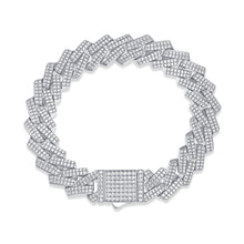 1The Keel Luxury Fashion Mossan Diamond S925 Silver Bracelet Rivaling Natural Diamonds Prohibit TikTok sales - 5 - CJ