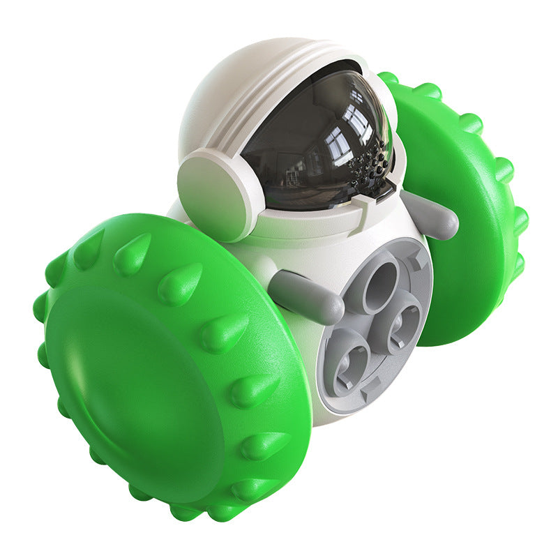 Cat And Dog Toys Slow Food Interactive Balance Car Multifunctional Fun Development Smart Pet Feeding Dog Toy Car Pets Products - 0 - CJ - Green - CJYD162594304DW