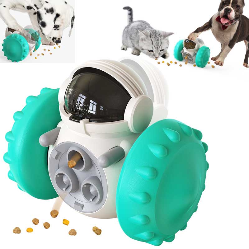 Cat And Dog Toys Slow Food Interactive Balance Car Multifunctional Fun Development Smart Pet Feeding Dog Toy Car Pets Products - 0 - CJ