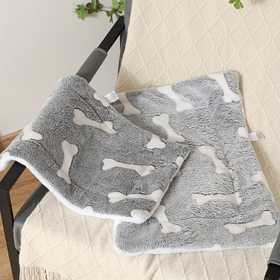 Self - Warming Cat Bed Mat Washable Dog Bed Crate Mat Soft Pet Sleeping Mat For Dogs And Cats Reversible Fleece Dog Crate Kennel Pad Cat Pet Bed - 5 - CJ