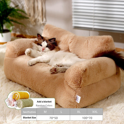 All - season Winter And Fall Pet Bed Thats Warm Removable And Washable - 0 - CJ