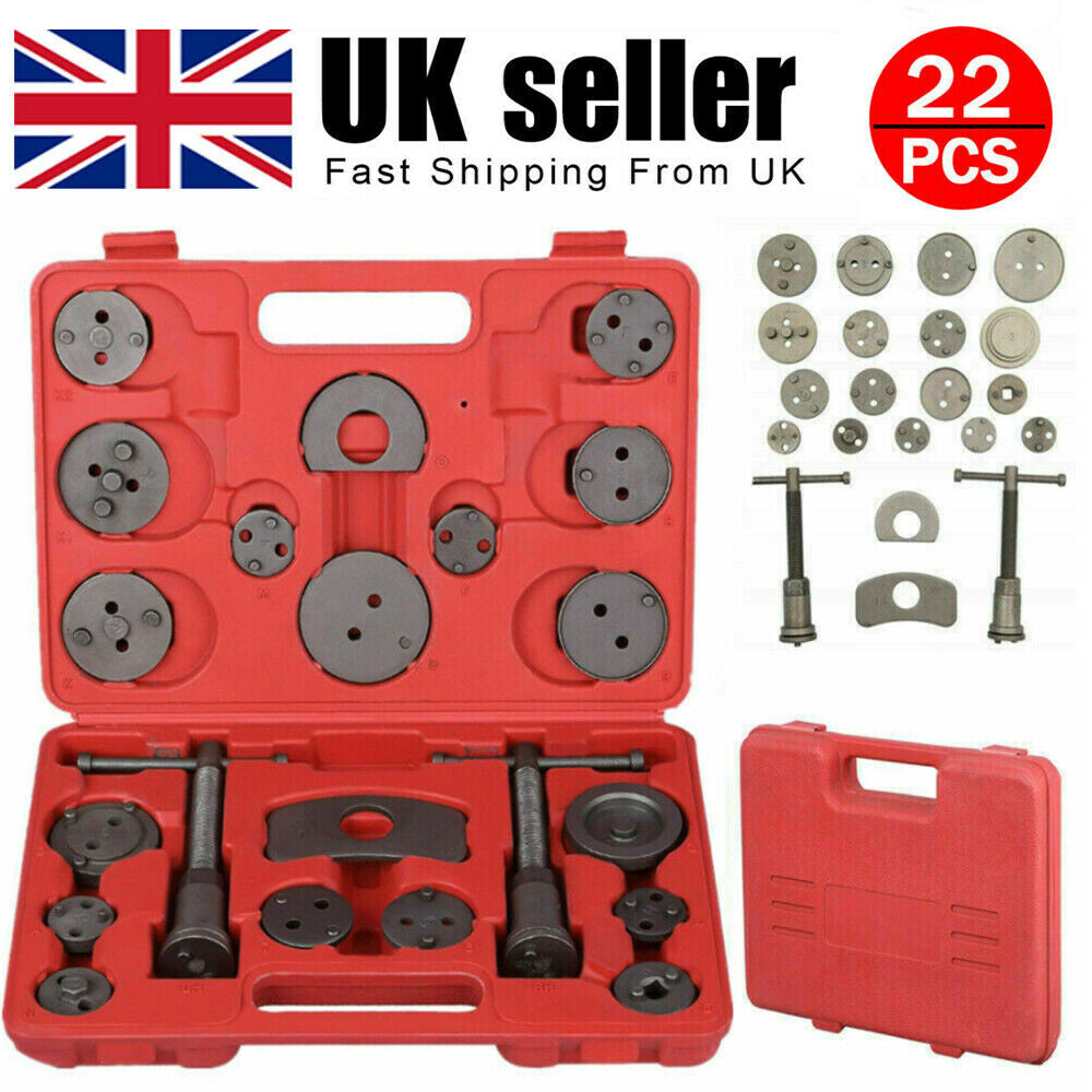 UNIVERSAL NEW BRAKE CALIPER PISTON REWIND WIND BACK TOOL KIT 23 PIECES SET - 5 - CJ