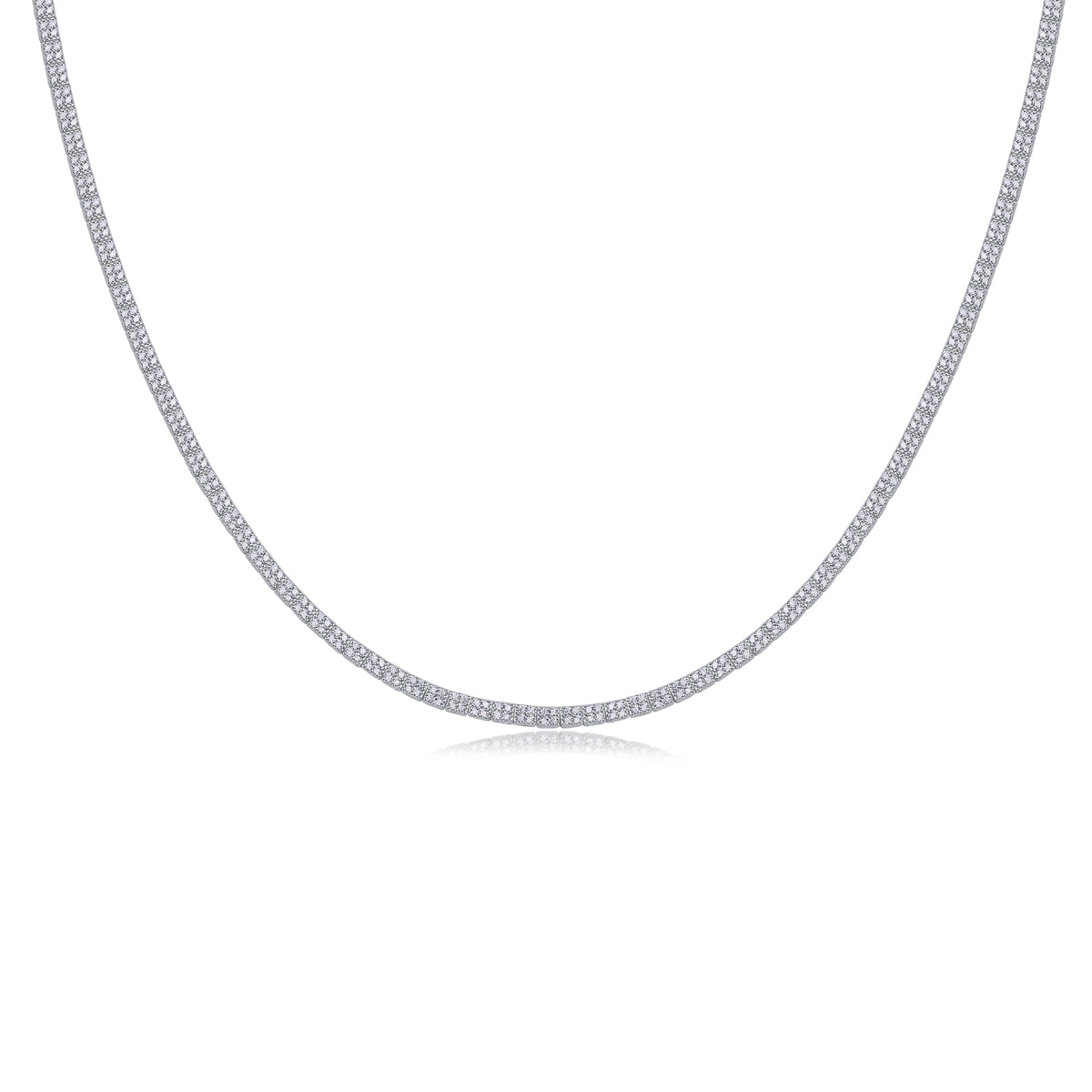 1Winter Lake Luxury Fashion Set Mosan Diamond S925 Silver Necklace Rivaling Natural Diamonds Prohibit Tk Sales - 5 - CJ