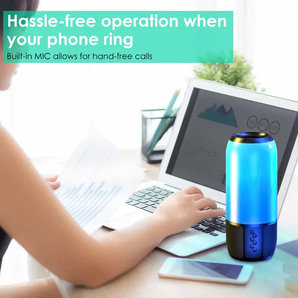 Wireless Portable Speaker Loud Stereo Speaker With Color Changing Light Radio Party TWS Speaker For Home Outdoor Travelling - 5 - CJ