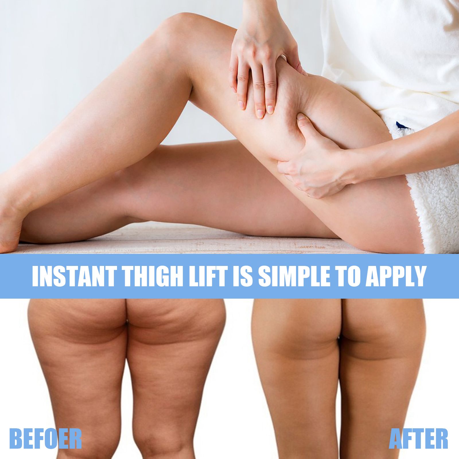 EELHOE Thigh Lifting Tape Lifts Leg Muscles To Shape Beautiful Legs And Provide A Soft And Considerate Feel - 5 - CJ