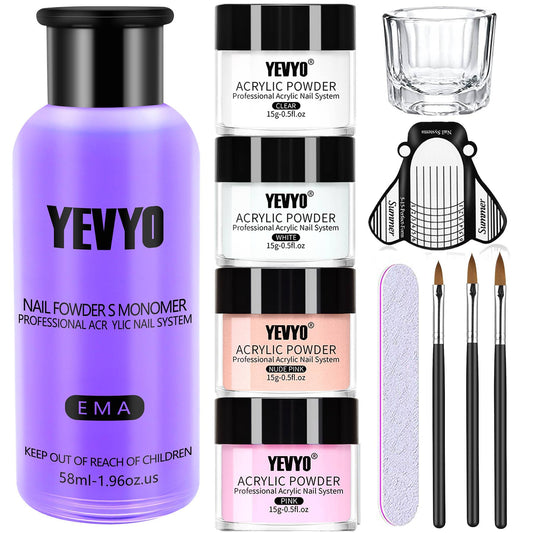 Professional Acrylic Nail Kit, Acrylic Powder And Liquid Set - 5 - CJ