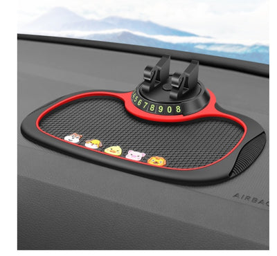 Non - Slip Car Phone Pad For 4 - in - 1 Car Parking Number Card Anti - Slip Mat Auto Phone Holder Sticky Anti Slide Dash Phone Mount - 0 - CJ - Cartoon - 1PC - CJQC138570805EV