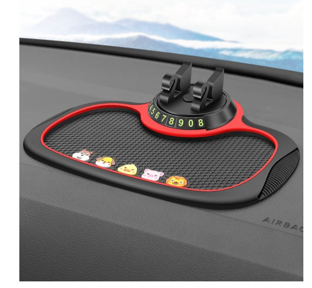 Non - Slip Car Phone Pad For 4 - in - 1 Car Parking Number Card Anti - Slip Mat Auto Phone Holder Sticky Anti Slide Dash Phone Mount - 0 - CJ - Cartoon - 1PC - CJQC138570805EV