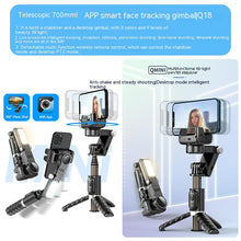 Phone Stand For Live Streaming Anti - shake Retractable Camera Smart Head Stabilizer Hand - held Selfie Stick - 0 - CJ