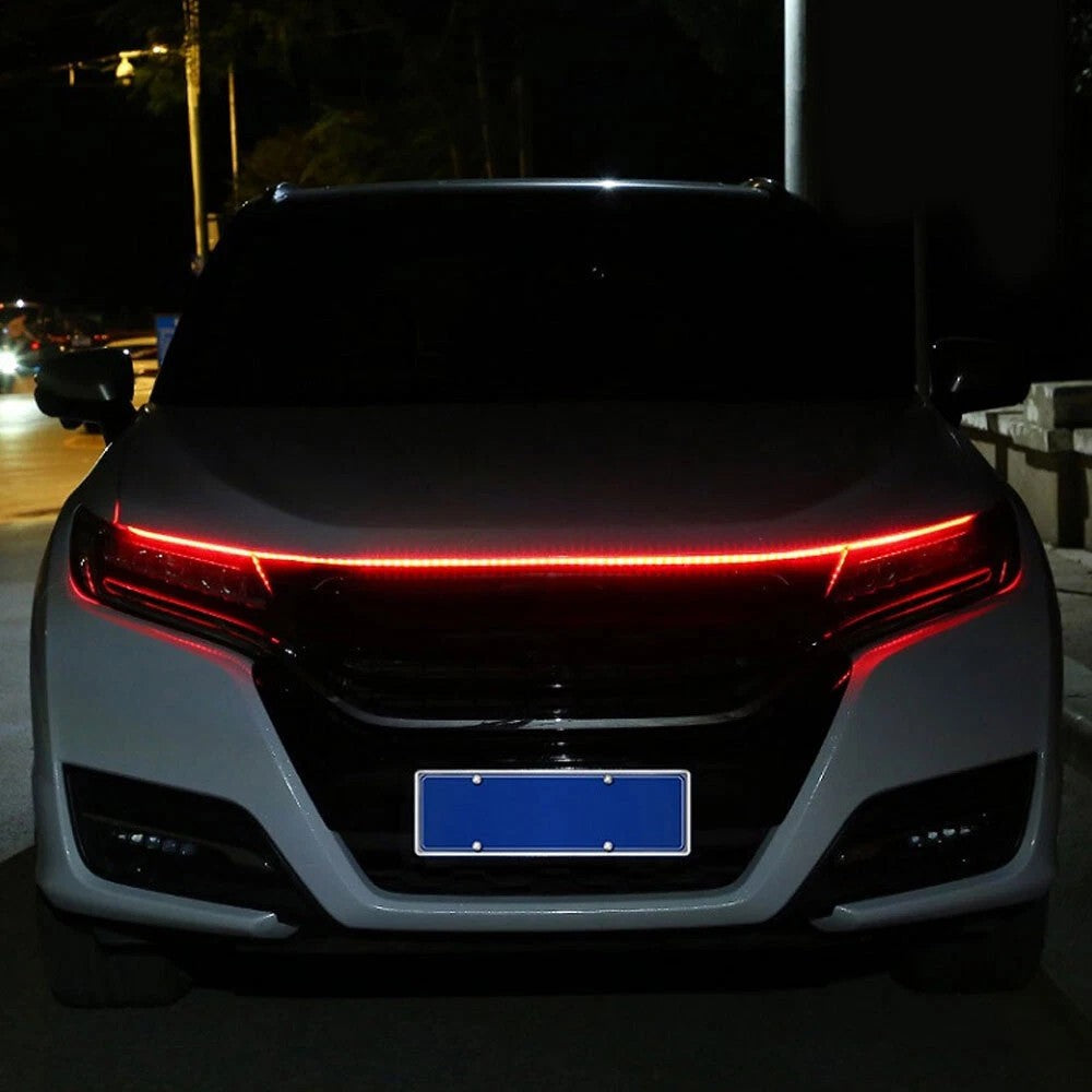 180cm 12V Car Waterproof Front Hood LED Daytime Running Decorative Flexible Light Strip For Car, Truck, SUV - 5 - CJ