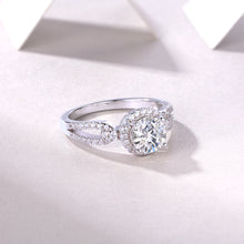 1Luxury Fashion Large Diamond Wedding Ring With Moissanite Silver Ring Prohibit TikTok sales - 5 - CJ