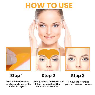 EELHOE Forehead Wrinkle Patch Lift And Smooth Forehead Wrinkles Facial Skin Forehead Patch - 5 - CJ