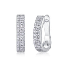 1Slow Pace Diamond Set Moissanite Silver Earrings Luxury Fashion Diamond Earrings Stud Earrings Prohibit TikTok sales - 5 - CJ
