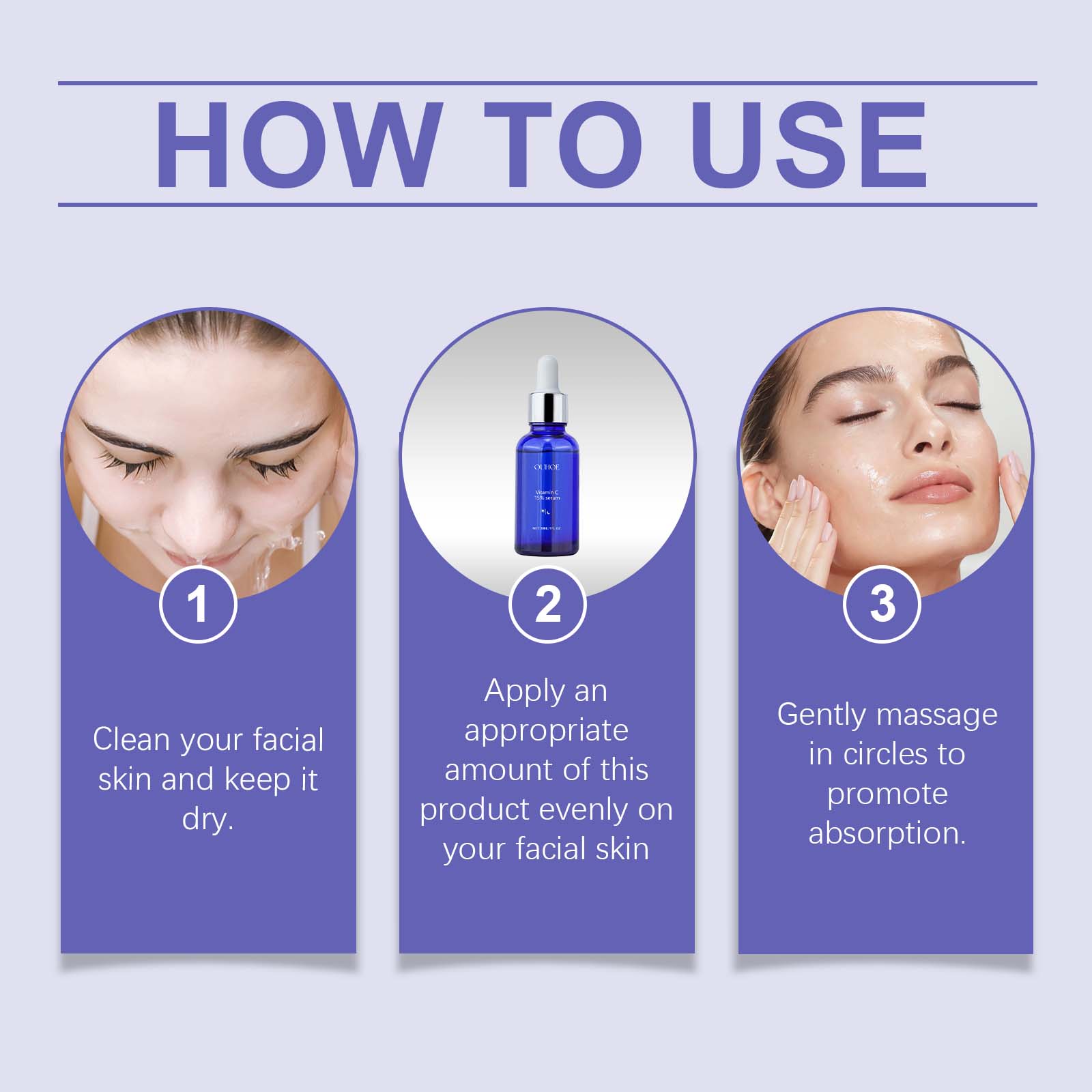 OUHOE Facial Firming Serum Moisturizes And Moisturizes Facial Skin Gently And Nourishes Daily Skincare - 5 - CJ