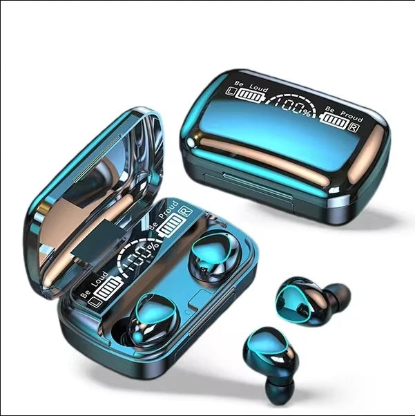 New Product Private Model Wireless Bluetooth Earphones TWS Large Screen Intelligent Digital Display In Ear Breathing Light - 5 - Generic