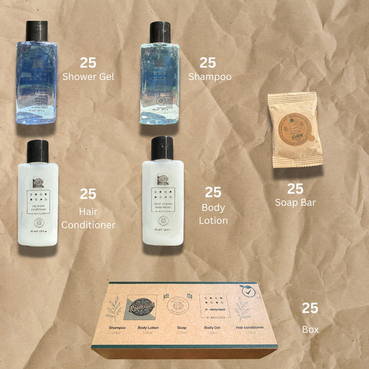 Roomsium NRecycled Turkish Bath Retreat 125 Piece Eco Luxury Amenities Set - 5 - CJ