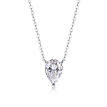 1Water Drop - Fashionable Jewelry Pendant Set With Moissanite S925 Sterling Silver And Platinum - plated Diamond, Moissanite Silver Jewelry Prohibit TikTok sales - 5 - cj