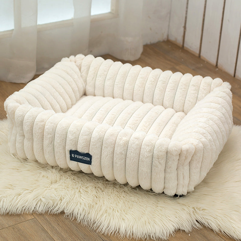 Large Kennel Removable Square Pet Bed - 0 - CJ