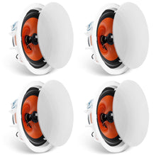 4 PCs 8 Inch In Ceiling Speakers, 100 - Watts, Flush Mount Ceiling & In - Wall Speakers System With 8ΩImpedance 89dB Sensitivity, For Home Kitchen Living Room Bedroom Or Covered Outdoor Porches - 5 - CJ