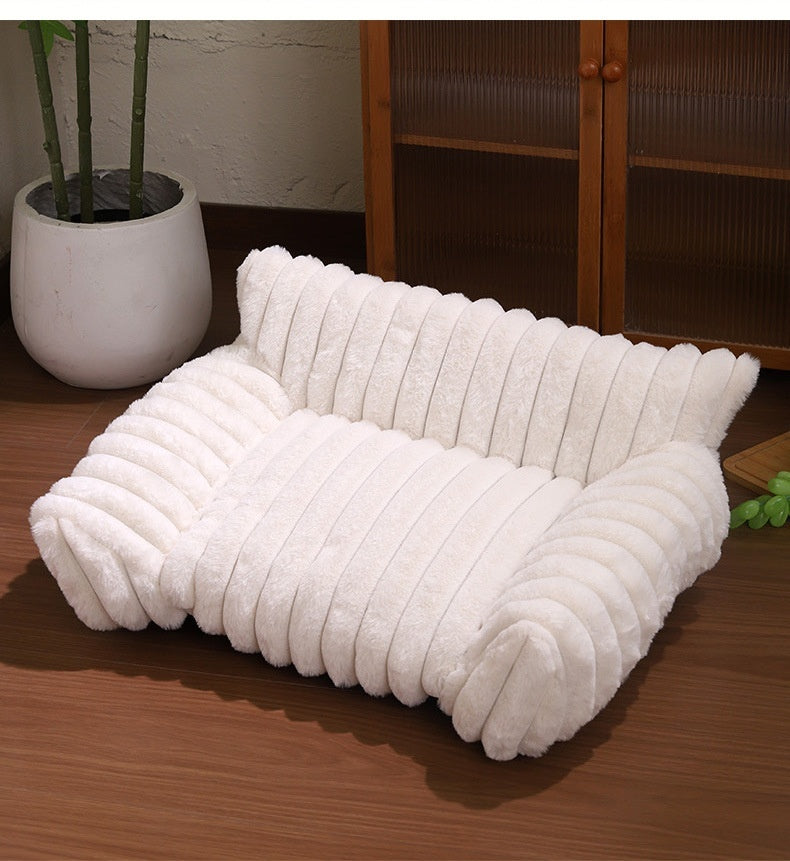 Pet Bed Rabbit Plush Removable And Washable Large Kennel - 0 - CJ