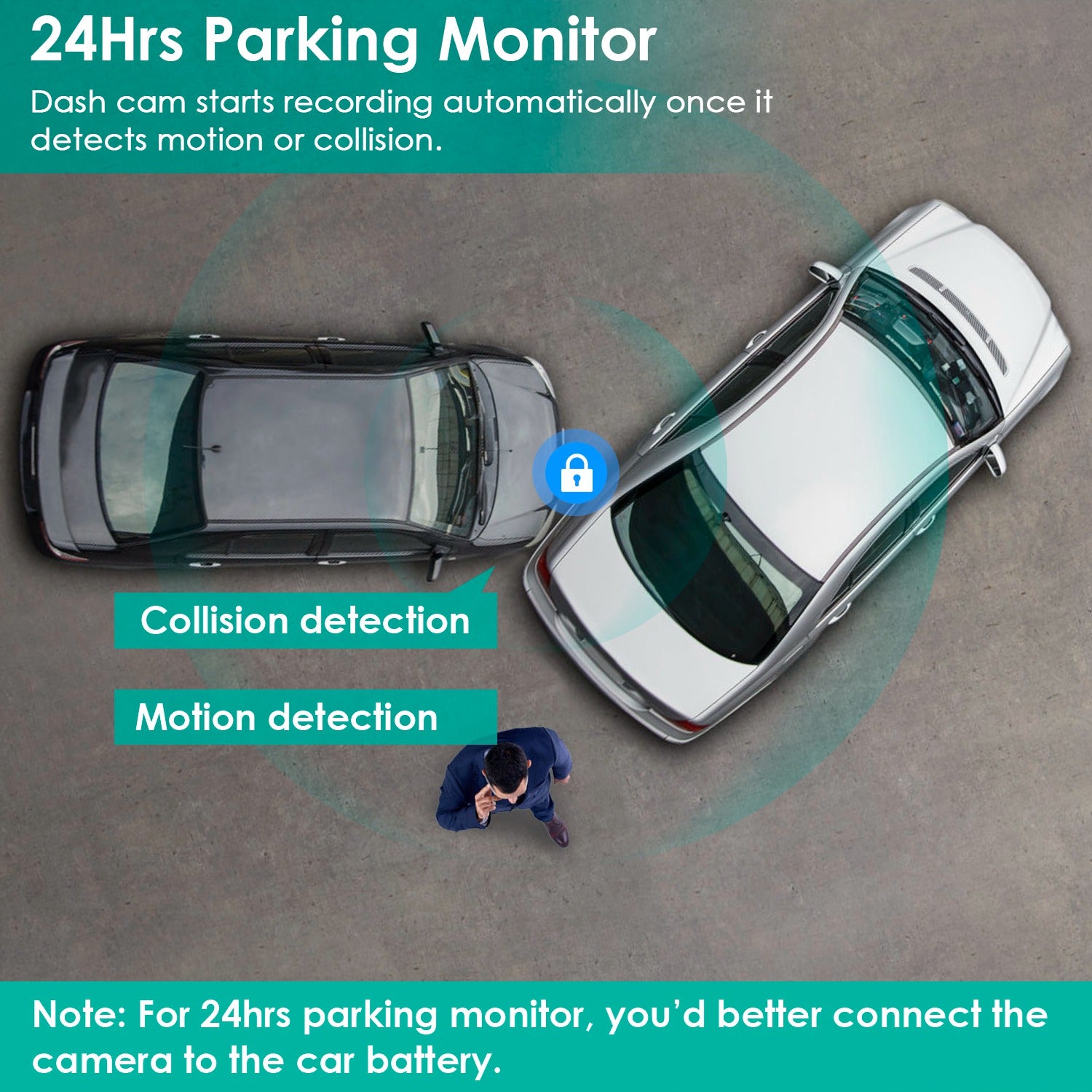 3 Channel Dash Cam Front Inside Rear Vehicle Driving Recorder Car DVR With 32G MMC Card G Sensor Motion Detection Parking Monitor Loop Recording - 5.0 - CJ