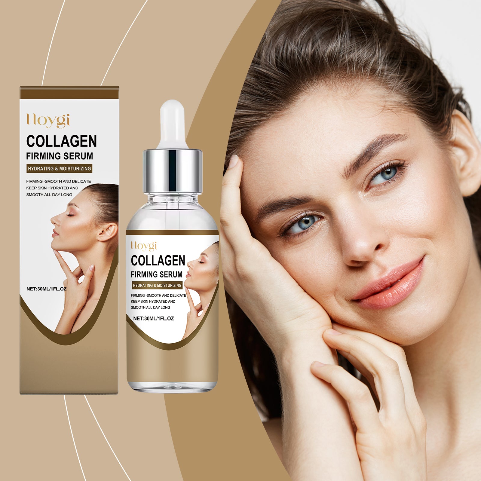 Hoygi Collagen Firming Essence, A Long - Lasting Moisturizing, Smooth, Elastic And Delicate Skin Care Essence - 5 - CJ