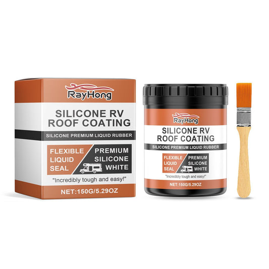Leihong Silicone RV Roof Paint RV Roof Repair Wood Paint Leak - proof Sealant - 5 - CJ