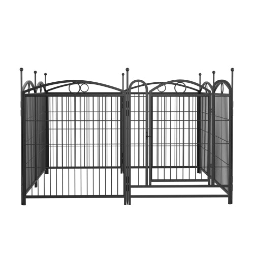 32 Inch 8 Panel Metal Dog Fence Pet Outdoor Playpen - 5 - CJ