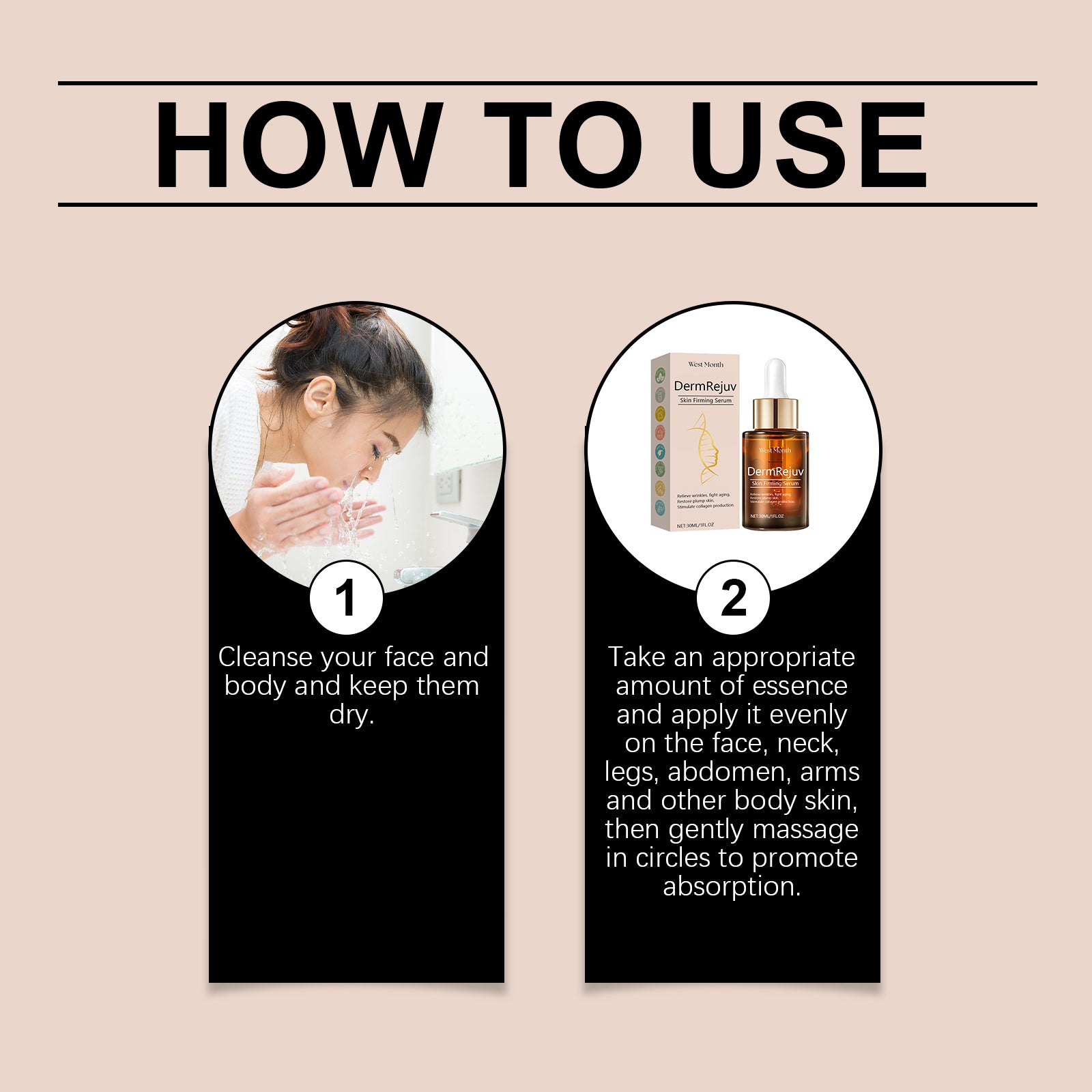 West&Month Firming Skin Essence, Brightening, Moisturizing And Smoothing Skin Line Firming Treatment Essence - 5 - CJ
