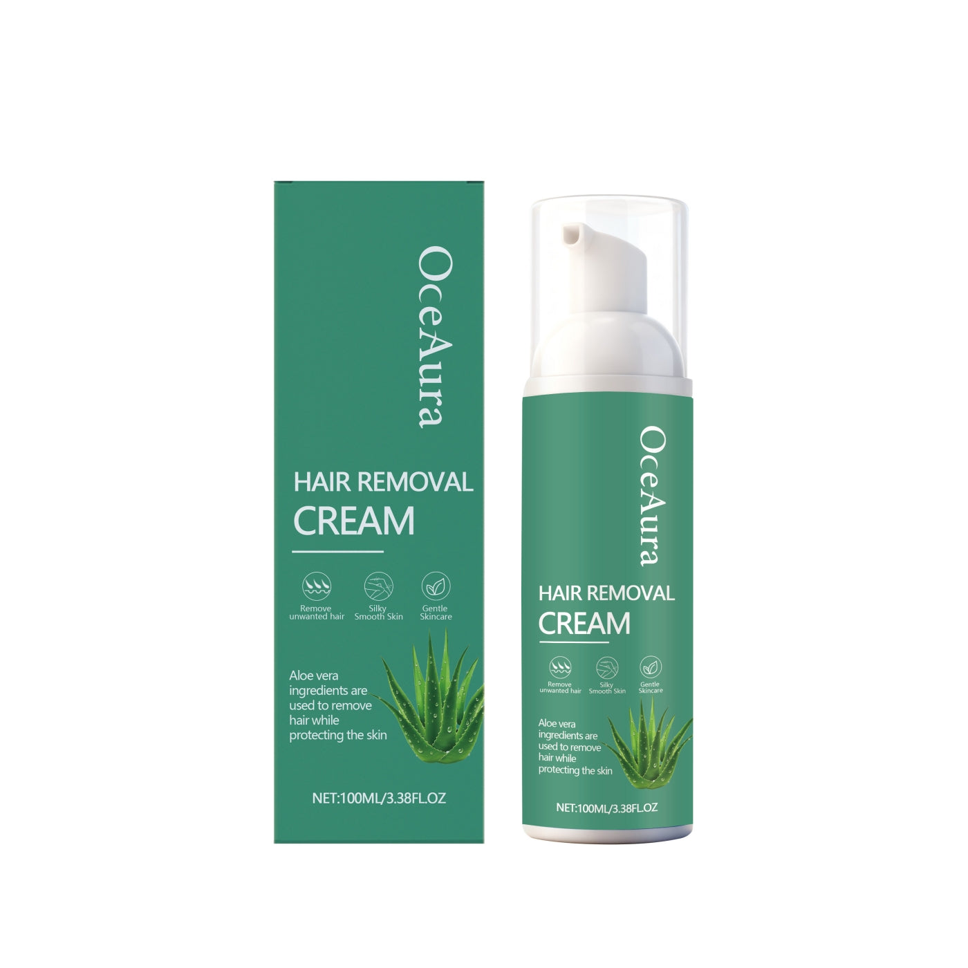 Gentle Aloe Vera Men's Hair Removal Mu Si - 0 - CJ - 100ml - CJPF254829101AZ