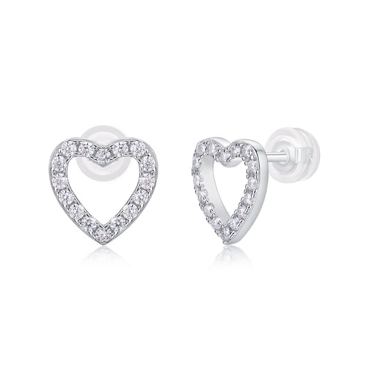 1From The Heart - Fashionable, Trendy And Affordable Jewelry With Moissanite S925 Sterling Silver And Platinum - plated Stud Earrings Prohibit TikTok sales - 5 - CJ