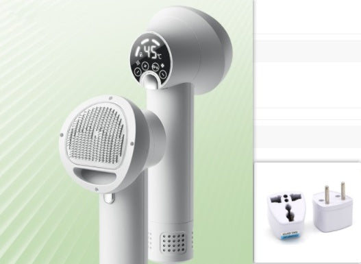Smart Pet Hair Dryer Dog Golden Retriever Cat Grooming Hairdressing Blow & Comb Silent No Harm Pet Cleaning Supplies Pet Products - 0 - CJ - White - EU - CJMY175296006FU