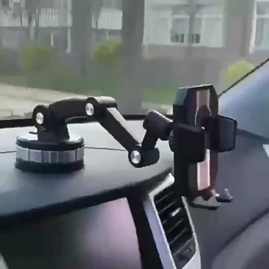 Suction Cup Fixed Rotary Adjustment Car Mobile Phone Holder - 0 - CJ