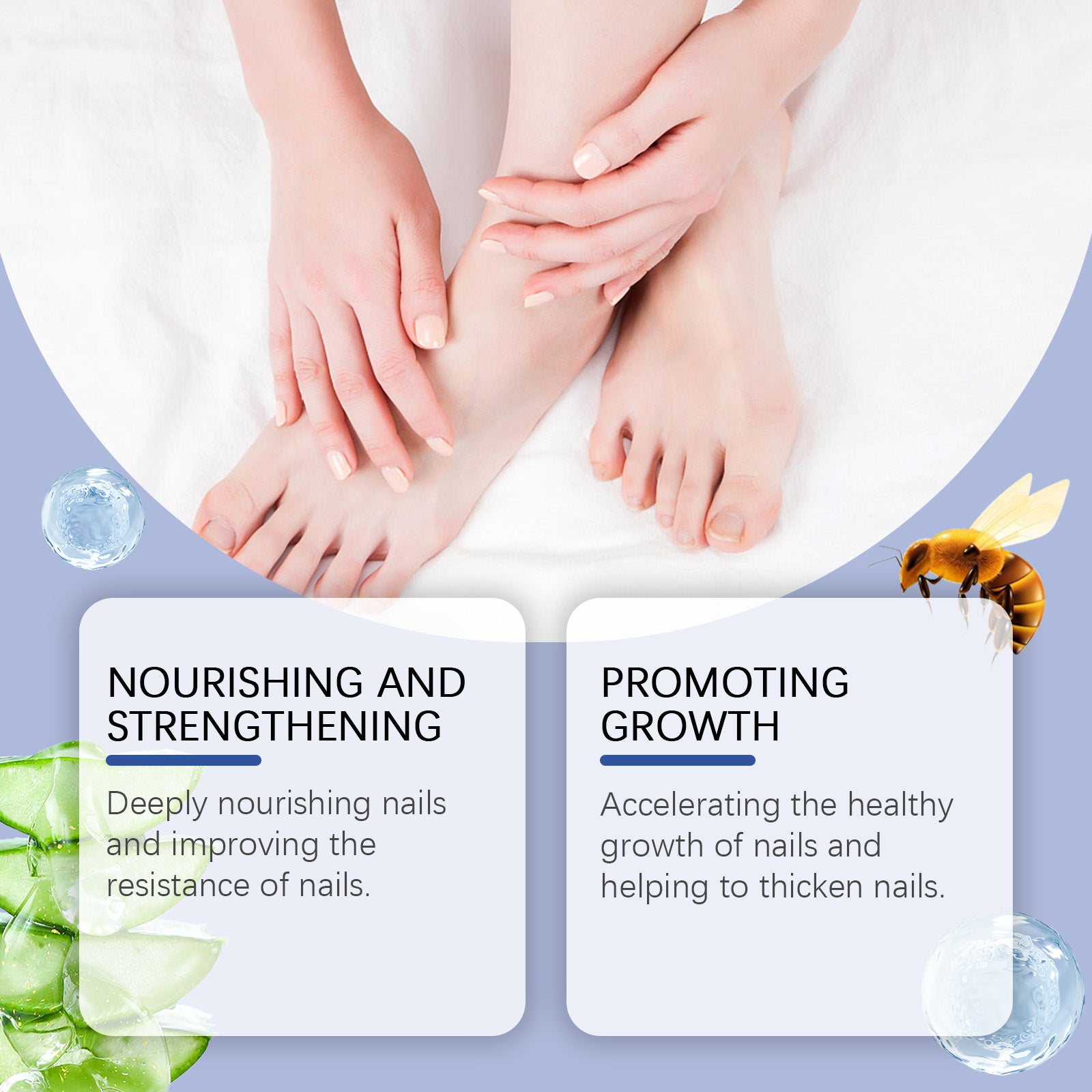 South Moon Bee Venom Nail Care Solution, Hand And Foot Nails Nutrition Gentle Cleaning And Repairing Manicure Surface Maintenance - 5 - CJ