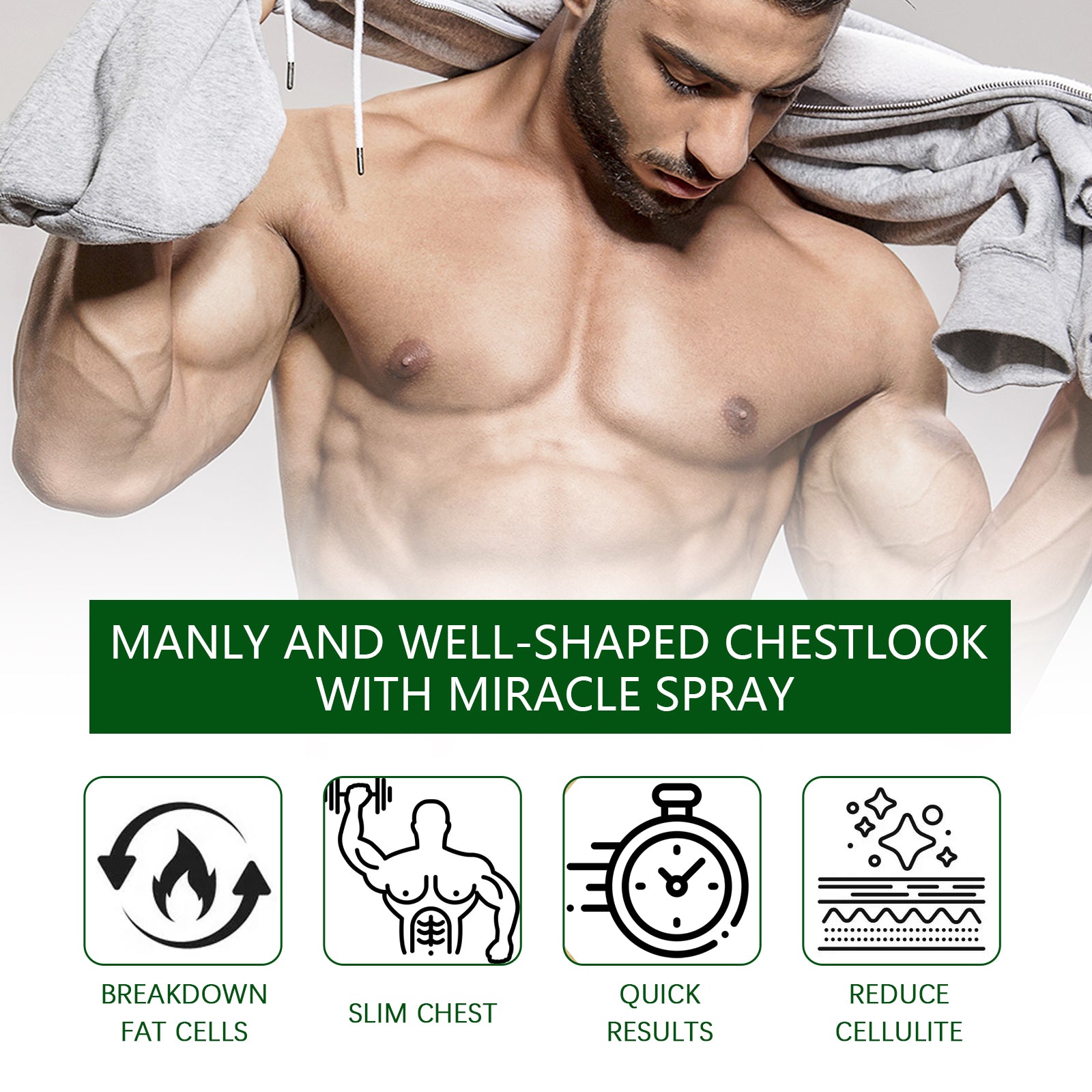 EELHOE Men's Chest Care Firming Chest Skin Anti - Sagging Men's Chest Care Patch - 5 - CJ