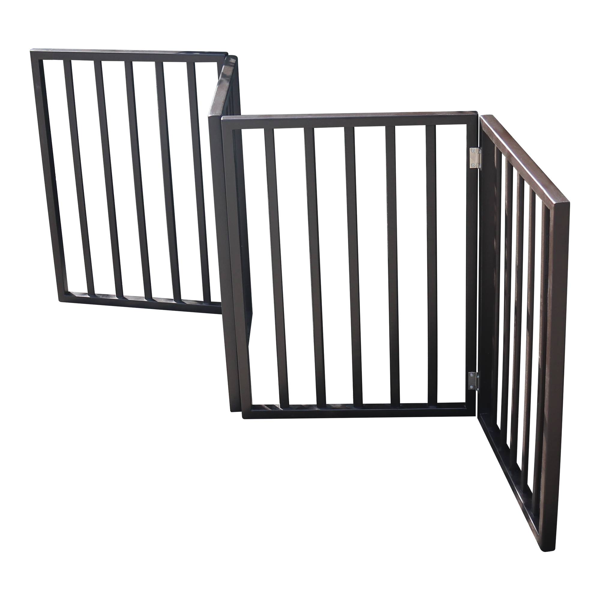 Pet Gate - Dog Gate For Doorways,Stairs Or House - standing, Folding - 5 - CJ