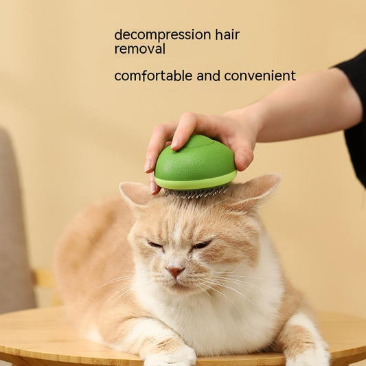 Cat Brush Hair Remover Cleaning Avocado Shaped Dog Grooming Tool Pet Combs Brush Stainless Steel Needle Pet Cleaning Care - 0 - CJ