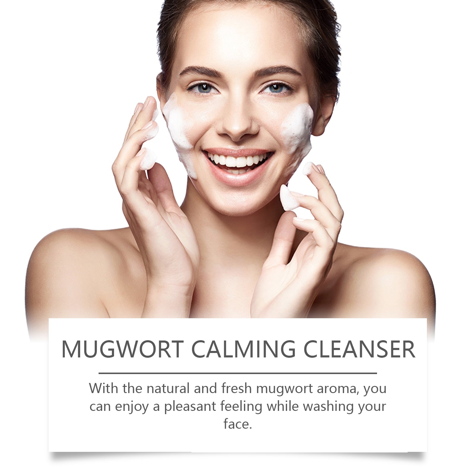 OUHOE Mugwort Calming Cleanser, Hydrating And Moisturizing Deep Clear Pores Balance Oil Moisturizing Cleanser - 5 - CJ