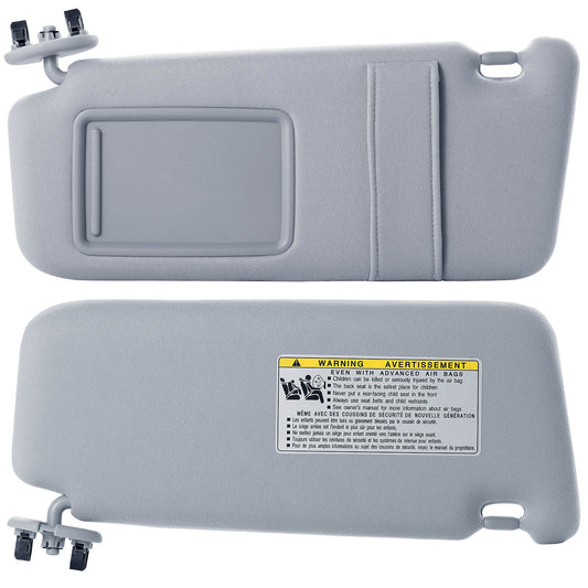 1Pc Auto Sun Visor Left Driver Side Car Sun Visor Fits 2007 - 2011 Camry Without Sunroof Vanity Light - 5 - CJ
