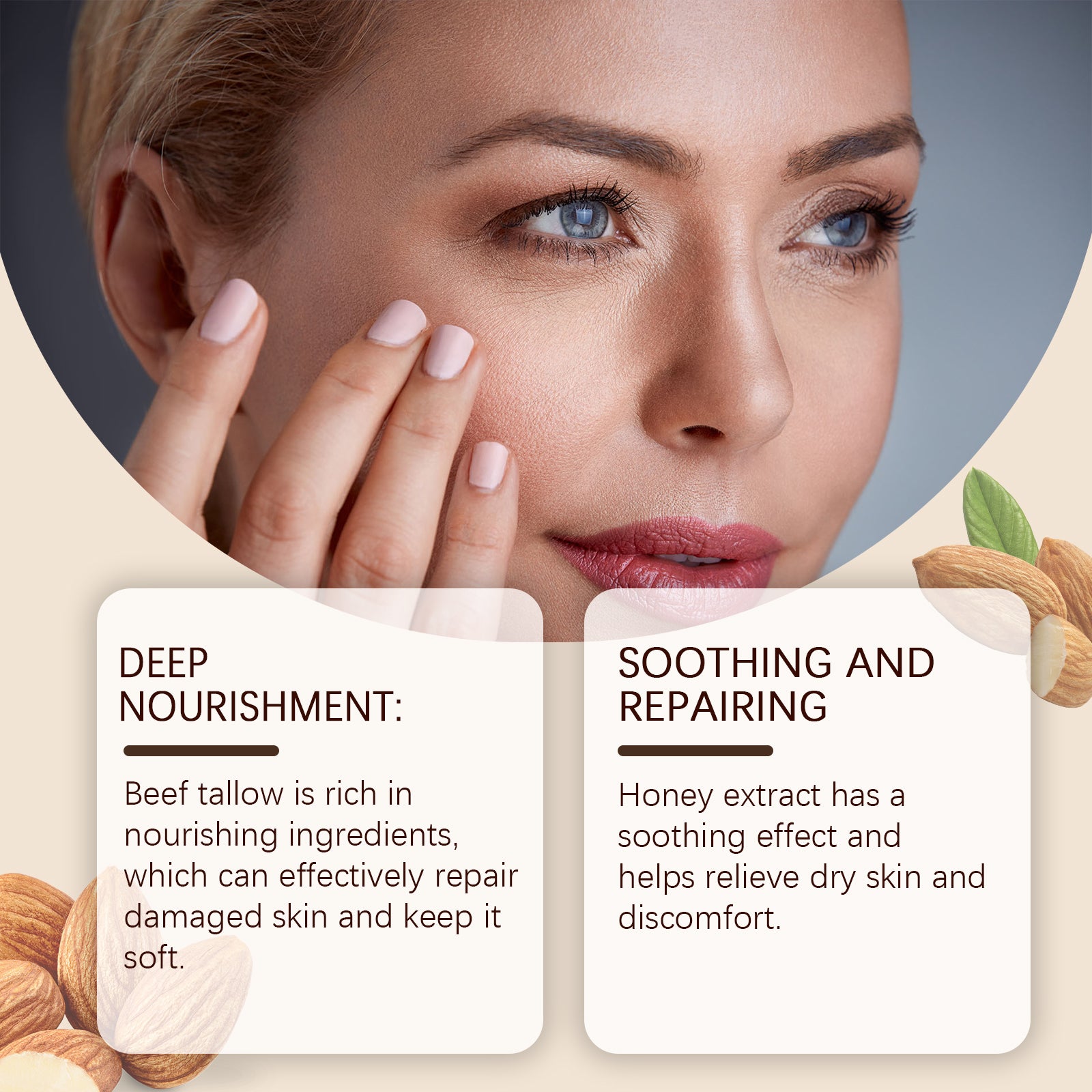 West&Month Butter Moisturizing Face Cream To Repair Dry And Moisturizing Skin Apply Tallow Cream To Face - 5 - CJ